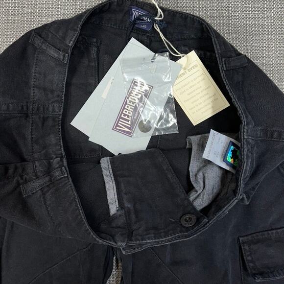 NWT Vilebrequin Kid's Sz 12‎ Washed Black Cargo Tapered Pant - Picture 6 of 13